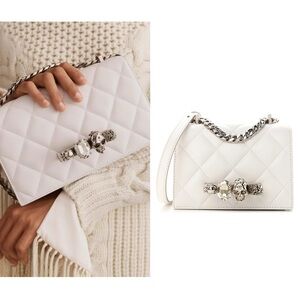 Alexander McQueen Graffiti Jewel Satchel